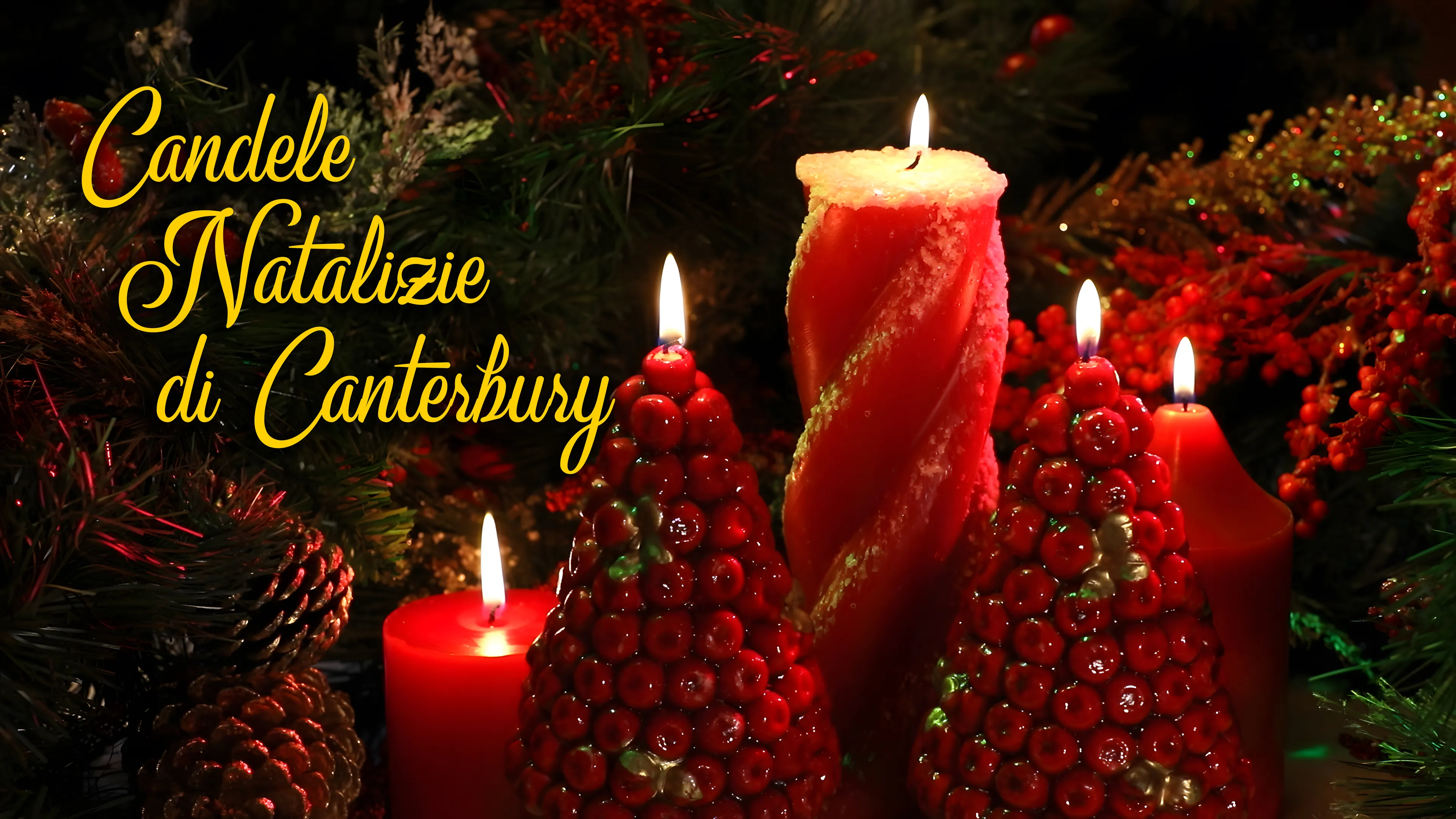 Candele Natalizie di Canterbury poster